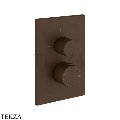 Gessi Habito UNITO Смеситель для душа 2 потока, внешняя часть 70031-845, Dark Bronze