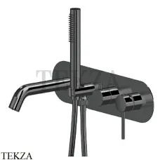 Newform XT Смеситель для ванны с гарнитуром, внешняя часть 4272E.M0.077, Carbon satin