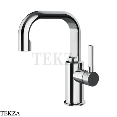 Gessi INCISO Смеситель для раковины ручка сбоку, без гарнитура 58009-031, хром глянец