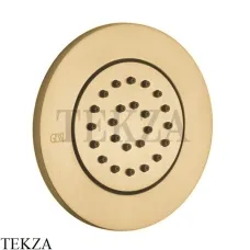 Gessi INCISO SHOWER Боковая форсунка поворотная, внешняя часть 32982-727, Brushed Brass
