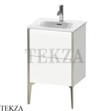 Duravit XViu Тумба напольная на ножках под раковину Viu XV40690B118, 2 выдвижных ящика, белый матовый