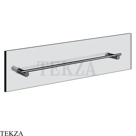 Gessi Incastri Полотенцедержатель для крепления на стекло, 60 см 75515-706, black хром глянец