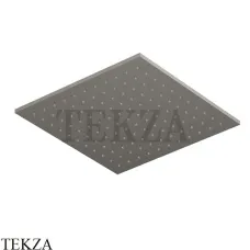 Zucchetti Верхняя душевая лейка 30х30 для кронштейна Z94269.C51, brushed metal black