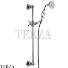 FIMA Carlo Frattini WELLNES Душевая штанга с ручной лейкой, латунь F2044/2CR, хром глянец