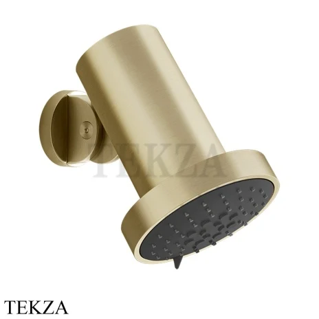 Gessi 316 SPOTWATER FLESSA Душевая головка настенная, 3 функции 57249-727, Brushed Brass PVD