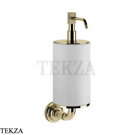Gessi VENTI20 Дозатор для жидкого мыла настенный белый 65413-710, Brass PVD