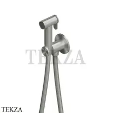 QuadroDesign Гигиенический душ с подводом воды, ID022 AS, Brushed Stainless Steel