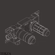 CEA Скрытая часть для смесителя встраиваемого монтажа на 2 отверстия
