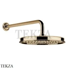 Gessi VENTI20 Верхний душ 300 с настенным креплением 65149-735, Warm Bronze PVD Gessi VENTI20 Верхний душ 300 с настенным креплением 65149-735, Warm Bronze PVD