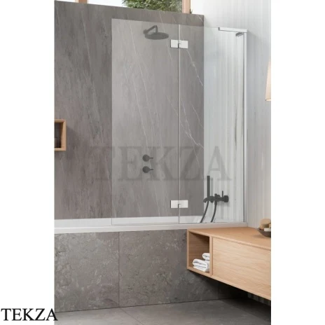 Radaway Essenza 8 SL PND II Шторка на ванну распашная с неподвижным сегментом 120 см, открывание направо, 10500120-01-01R, хром глянец