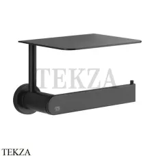 Gessi Emporio Держатель туалетной бумаги с полочкой 38855-299, Black XL