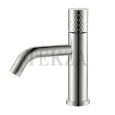 Boheme Stick Смеситель для раковины, без донного клапана Stick 121-NB Nikel Brush DIAMOND