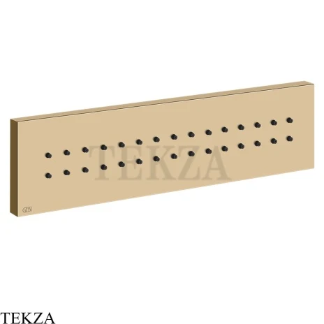 Gessi Rettangolo shower BODY JETS Боковая форсунка 32975-735, Warm Bronze PVD