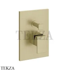 Gessi Rettangolo shower Смеситель для душа 2 потока, внешняя часть 44604-727, Brushed Brass PVD Gessi Rettangolo shower Смеситель для душа 2 потока, внешняя часть 44604-727, Brushed Brass PVD
