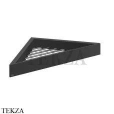 Gessi Rettangolo Угловая решетка-полка в душевую зону 20861-299, Black XL