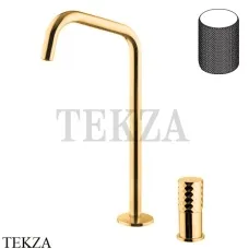 FIMA Carlo Frattini Spillo TECH G Смеситель для раковины, с донным клапаном F3271TNDGOR, золото