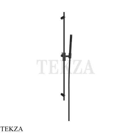 Gessi ANELLO Штанга в комплекте с душевой лейкой 63484-299, Black XL