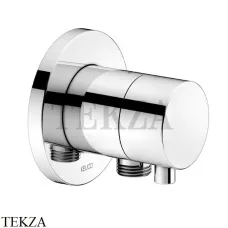 Keuco IXMO Comfort Вентиль переключатель на 2 потока, с выводом шланга, круг, внешняя часть 59556011101, хром глянец