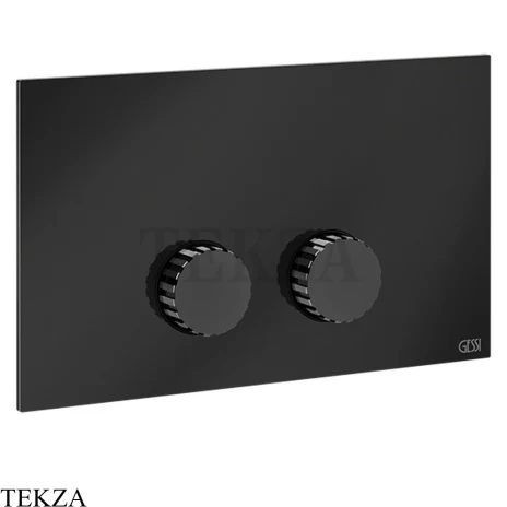 Gessi Incastri Клавиша смыва для инсталляции Viega prevista 75621-706, black хром глянец