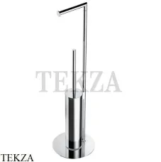 Colombo Mini Стойка напольная WC с держателем, ершик B4018.CR, хром глянец