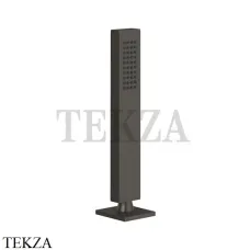 Gessi Rettangolo Душевая лейка на борт ванны 20127-707, Black Metal Brushed