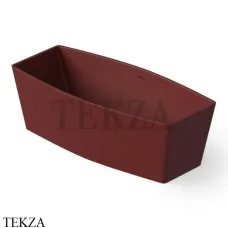 Dea Design Soul Ванна отдельностоящая прямоугольная 170x78 Solid Surface DD8618 1700 17, Red Wine №17