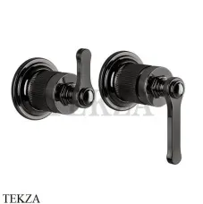 Gessi VENTI20 Смеситель для душа, 2 потока, вешняя часть 65038-706, Black Metal Gessi VENTI20 Смеситель для душа, 2 потока, вешняя часть 65038-706, Black Metal