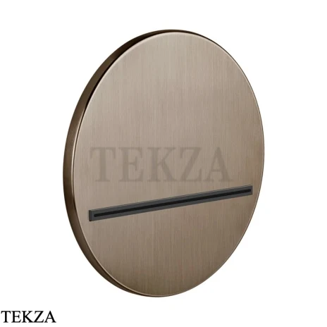 Gessi CASCATA Каскадный излив настенный круглый 65295-761, Coffee Bronze Br. PVD