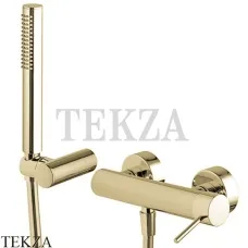 FIMA Carlo Frattini Spillo UP Смеситель для душа настенный, с гарнитуром F3035HS, Brushed Champagne