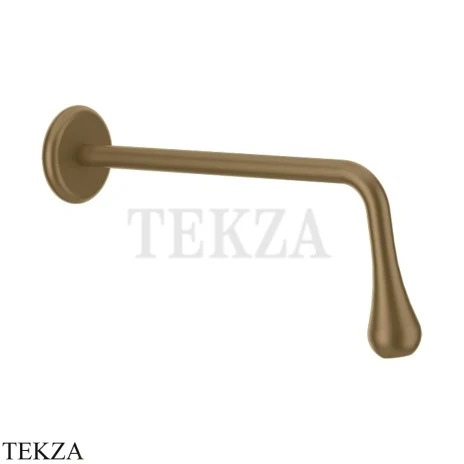 Gessi Goccia Излив для раковины настенный, длинный 33719-791, Deep Bronze Br. PVD