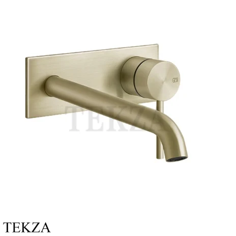 Gessi 316 FLESSA Смеситель для раковины, внешняя часть, 17-20 см 54090-727, Brushed Brass PVD