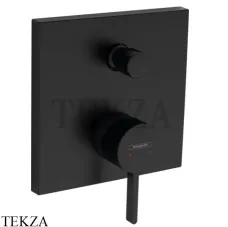 Hansgrohe FINORIS Смеситель для душа с переключателем, внешняя часть 76415670, черный матовый Hansgrohe FINORIS Смеситель для душа с переключателем, внешняя часть 76415670, черный матовый