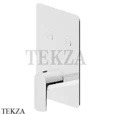 Newform Delta Zero Термостат для душа 2 потока select, внешняя часть 70429E.01.014, белый матовый