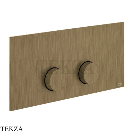 Gessi ANELLO Клавиша смыва для инсталляции viega prevista, Villeroy&Boch 54633-713, Antique Brass