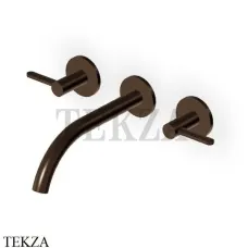 Zucchetti Isy22 Смеситель для раковины 208, внешняя часть ZIS3641.P21, brushed chocolate PVD