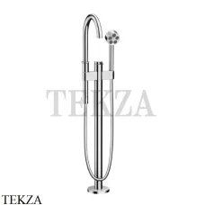 Axor ONE Смеситель для ванны напольный с гарнитуром 48440000, хром глянец