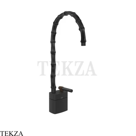 Gessi Jacqueline Смеситель для раковины высокий, без донного клапана 77333-299, черный матовый