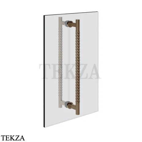 Gessi Pelle Tresse Полотенцедержатель для крепления на стекло, 60 см 78633-761, Coffee Bronze Brushed PVD