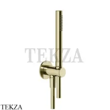 Gessi ANELLO Душевой комплект, стержневая лейка 63329-710, Brass PVD