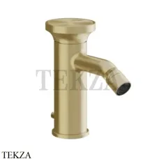 Gessi Origini ACCENT Смеситель для биде, с донным клапаном 66007-727, Brushed Brass