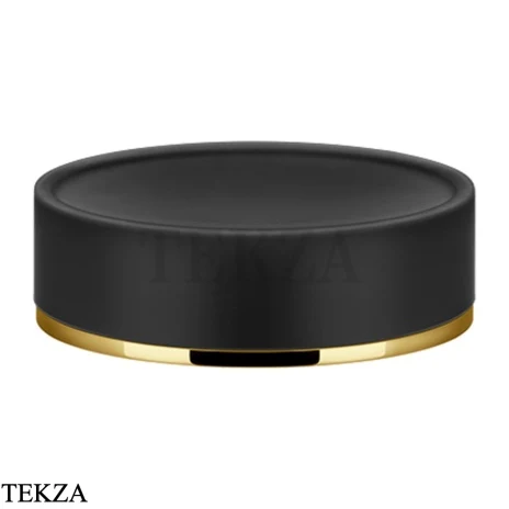Gessi INCISO accessories Мыльница настольная, черный 58526-246, Gold PVD