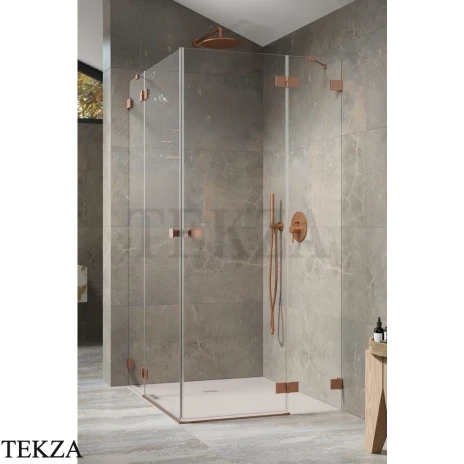 Radaway Essenza Pro KDD Душевая дверь 100 см, правая часть уголка, 10096100-93-01R, брашированная медь