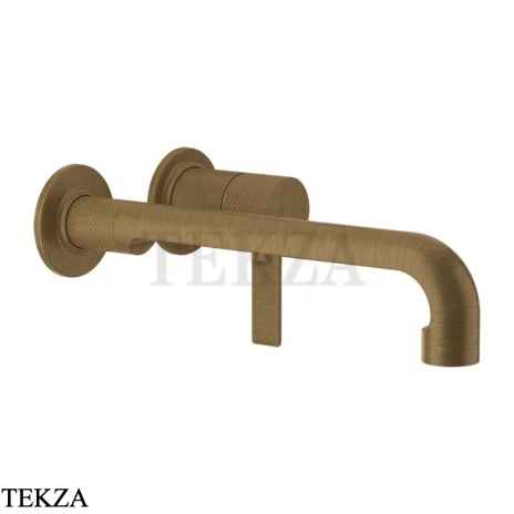 Gessi INCISO Смеситель для раковины с длинным изливом, внешняя часть 58089-713, Antique Brass
