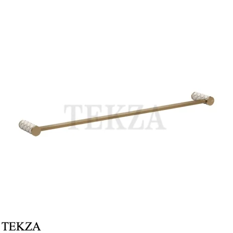 Gessi Pelle Tresse Держатель для банного полотенца 60 см 78703-448, Crème/ Deep Bronze Br. PVD