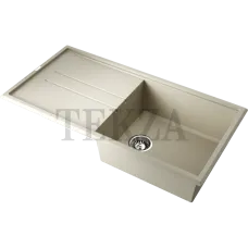 Omoikiri Tedori 100 Кухонная мойка Tetogranit прямоугольная с крылом 4993917 ваниль