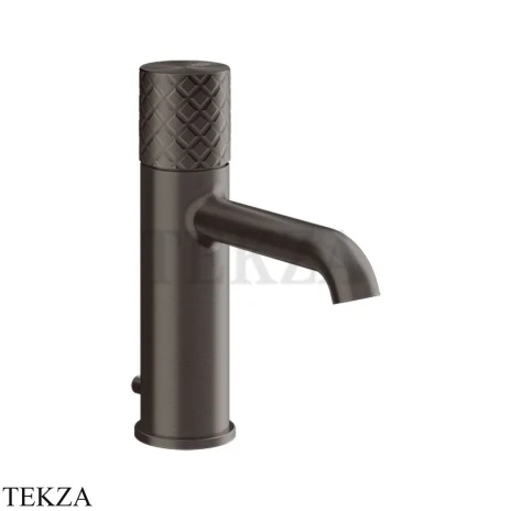 Gessi Habito INTRECCIO Смеситель для раковины, с донным клапаном 70101-707, Black Metal Br. PVD