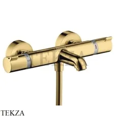 Hansgrohe Ecostat Comfort Термостатический смеситель для ванны 13114990, золото глянец