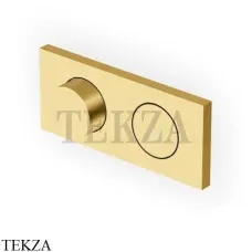 Zucchetti Hoop Термостат для душа на 1 поток, внешняя часть ZHO781.P41, brushed gold PVD