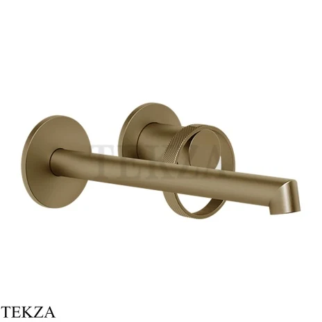 Gessi ANELLO Смеситель для раковины, с длинным изливом, внешняя часть 63383-791, Deep Bronze Br. PVD