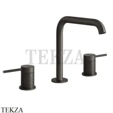 Gessi 316 MECCANICA Смеситель для раковины, без сливного гарнитура 54212-707, Black Metal Brushed